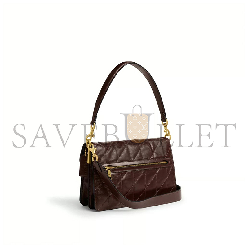 COACH CHAIN TABBY SHOULDER BAG WITH QUILTING CAF55 (26*17*9cm)